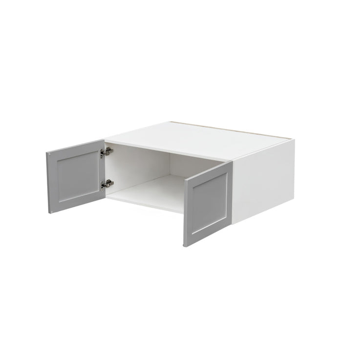 Mallorca Dolphin Gray Wood Wall Bridge Cabinet 3