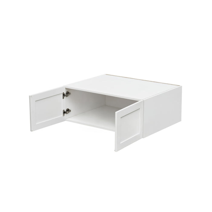 Mallorca White Wood Wall Bridge Cabinet 2