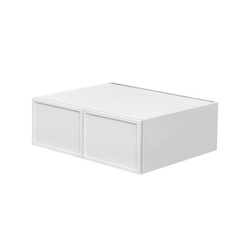 Shady White Wood Wall Bridge Cabinet 1