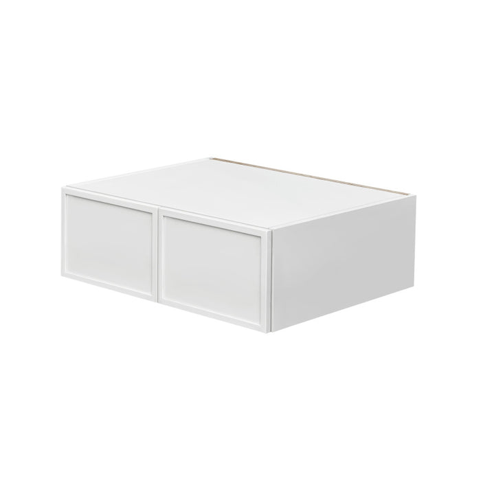 Shady White Wood Wall Bridge Cabinet 1