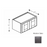 Framed Shaker Deluxe Wood Modern Slate Wall Cabinet Natural clear coat 1