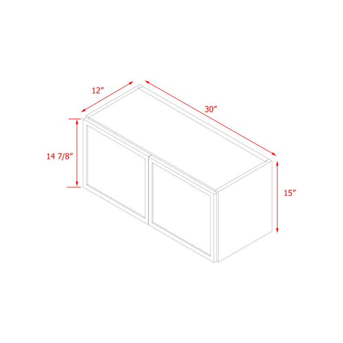 Shady White Wood Wall Cabinet 4