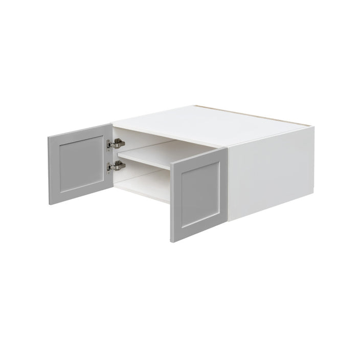 Mallorca Dolphin Gray Wood Wall Bridge Cabinet 2