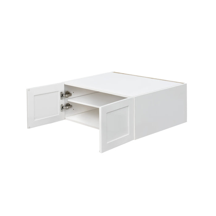 Mallorca White Wood Wall Bridge Cabinet 2