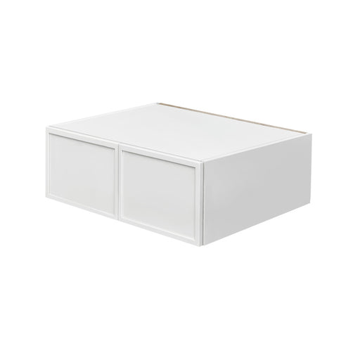 Shady White Wood Wall Bridge Cabinet 1