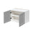 Mallorca Dolphin Gray Wood Wall Cabinet 2