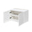 Shady White Wood Wall Cabinet 2
