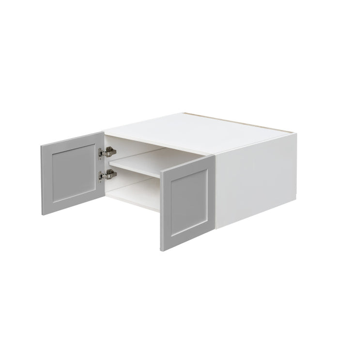 Mallorca Dolphin Gray Wood Wall Bridge Cabinet 2