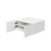 Shady White Wood Wall Bridge Cabinet 2