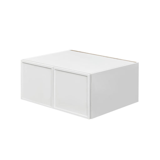 Shady White Wood Wall Bridge Cabinet 1
