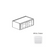 Framed Shaker Premium Wood White Shaker Wall Cabinet Natural clear coat 1