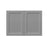Mallorca Dolphin Gray Wood Wall Cabinet 3