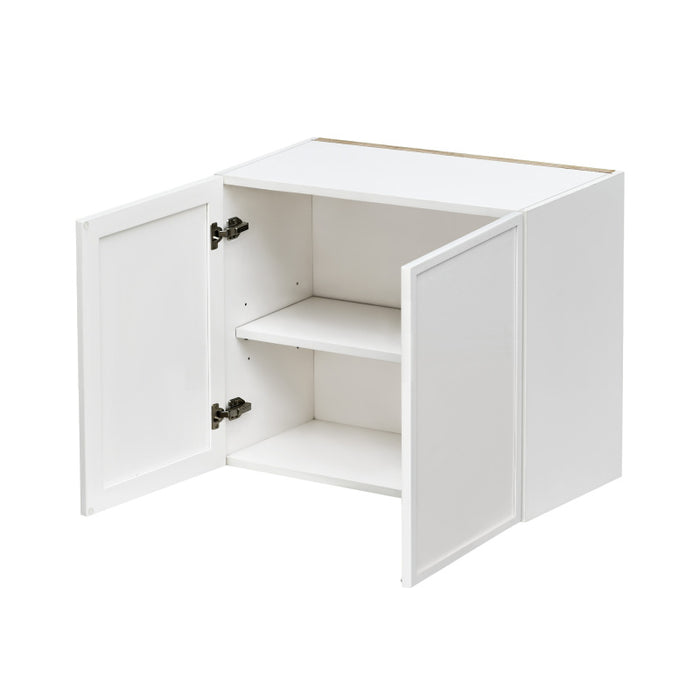 Shady White Wood Wall Cabinet 2