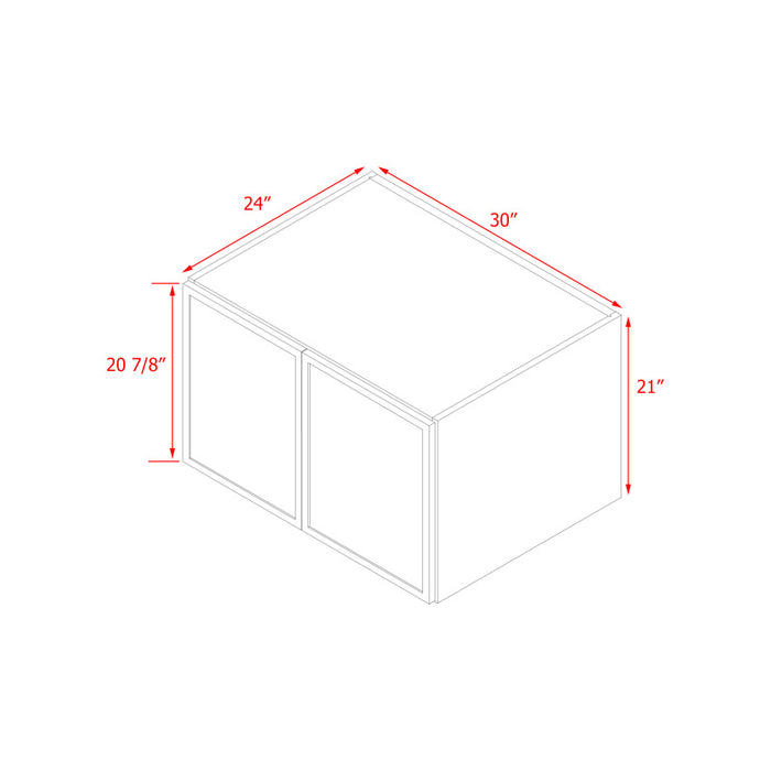 Shady White Wood Wall Bridge Cabinet 4