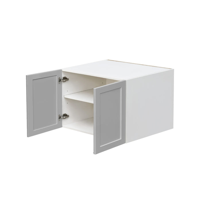 Mallorca Dolphin Gray Wood Wall Bridge Cabinet 2
