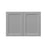 Mallorca Dolphin Gray Wood Wall Bridge Cabinet 3