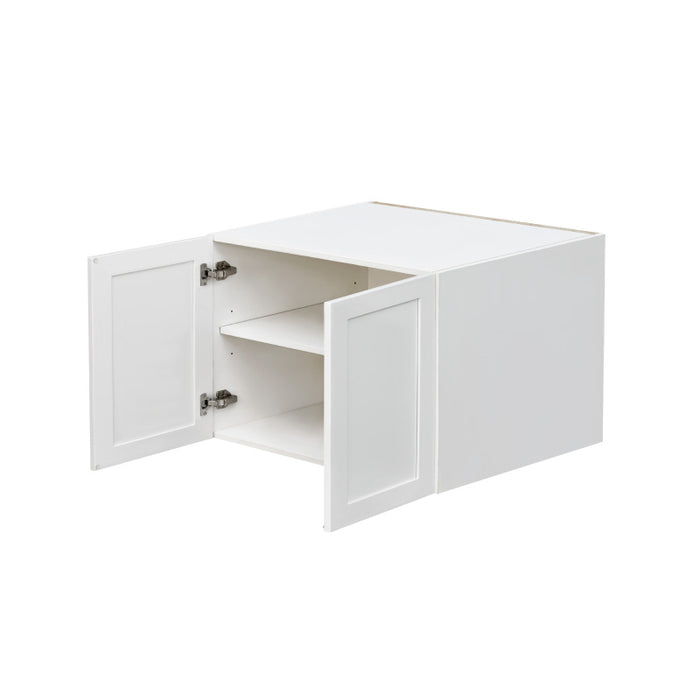 Mallorca White Wood Wall Bridge Cabinet 2