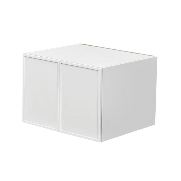 Shady White Wood Wall Bridge Cabinet 1