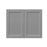 Mallorca Dolphin Gray Wood Wall Cabinet 3