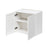 Shady White Wood Wall Cabinet 2