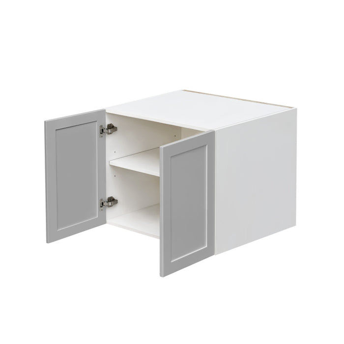 Mallorca Dolphin Gray Wood Wall Bridge Cabinet 2