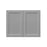 Mallorca Dolphin Gray Wood Wall Bridge Cabinet 3