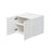 Shady White Wood Wall Bridge Cabinet 2