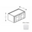 Framed Shaker Premium Wood White Shaker Wall Cabinet Natural clear coat 1