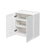 Shady White Wood Wall Cabinet 2