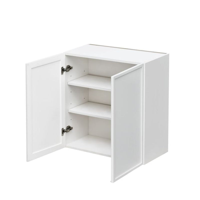 Shady White Wood Wall Cabinet 2