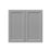 Mallorca Dolphin Gray Wood Wall Cabinet 3