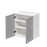 Mallorca Dolphin Gray Wood Wall Cabinet 2