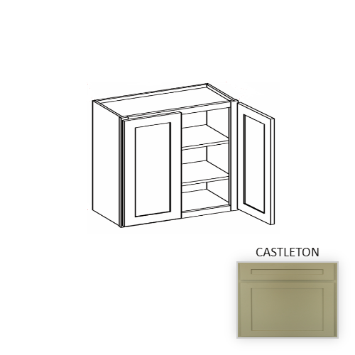 W3030 Wood Castleton Wall Cabinet Castleton 1