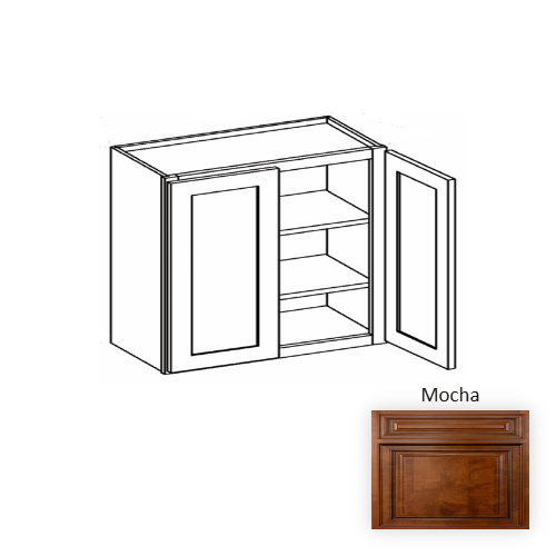 W3030 Wood Mocha Wall Cabinet Mocha 1