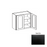 W3030 Wood Raven Wall Cabinet Raven 1