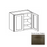 W3030 Wood Storm Gray Shaker Wall Cabinet Storm Gray Shaker 1