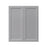 Mallorca Dolphin Gray Wood Wall Cabinet 3
