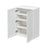 Shady White Wood Wall Cabinet 2