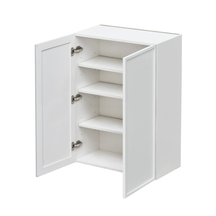 Shady White Wood Wall Cabinet 2