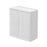 Shady White Wood Wall Cabinet 1