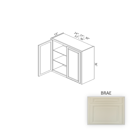 W3036 Wood Brae Wall Cabinet Brae 1