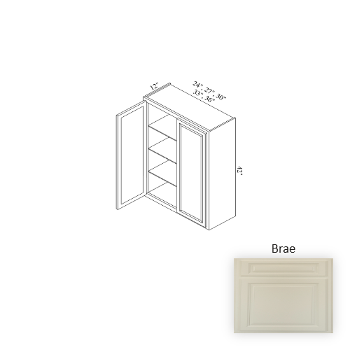 W3042 Wood Brae Wall Cabinet Brae 1