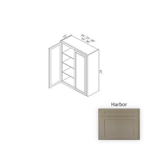 W3042 Wood Harbor Wall Cabinet Harbor 1