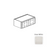 Framed Shaker Classic Wood Dove White Wall Cabinet Natural clear coat 1