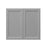 Mallorca Dolphin Gray Wood Wall Cabinet 3
