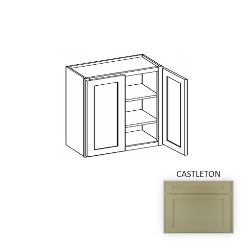 W3330 Wood Castleton Wall Cabinet Castleton 1