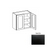 W3330 Wood Raven Wall Cabinet Raven 1