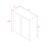 Mallorca Dolphin Gray Wood Wall Cabinet 4