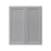 Mallorca Dolphin Gray Wood Wall Cabinet 3