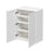 Shady White Wood Wall Cabinet 2